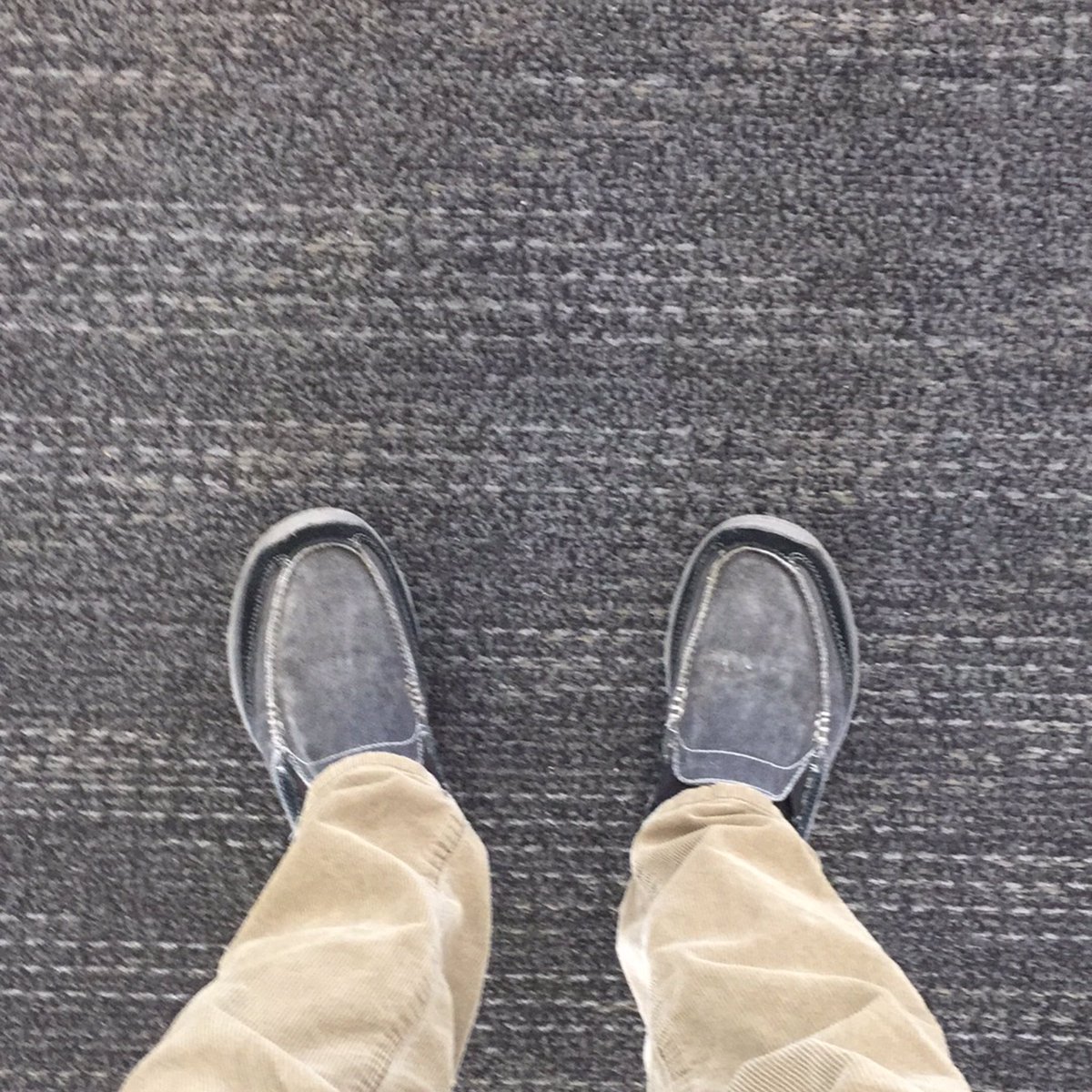 Just landed in SFO... this whole carpet/foot/selfie thing works better in Portland #NotPDX #GDC17