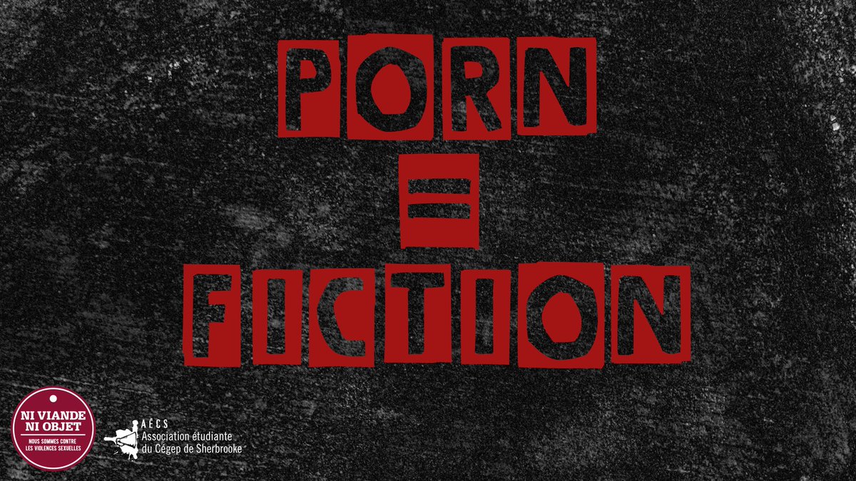 Porn = Fiction. Via <a href="/AE_CS/">AECS</a> #niviandeniobjet