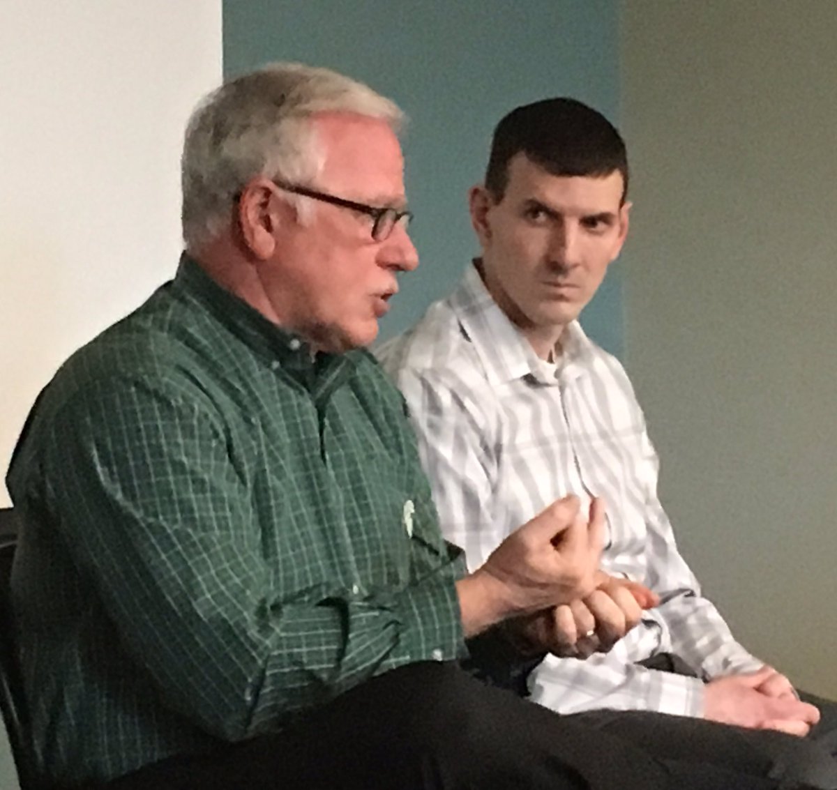 mrsbrown1stgr's tweet image. The best principal I know, besides our favorite retired KD, talking to MSU ed Ss about their upcoming internships. #principalpanel