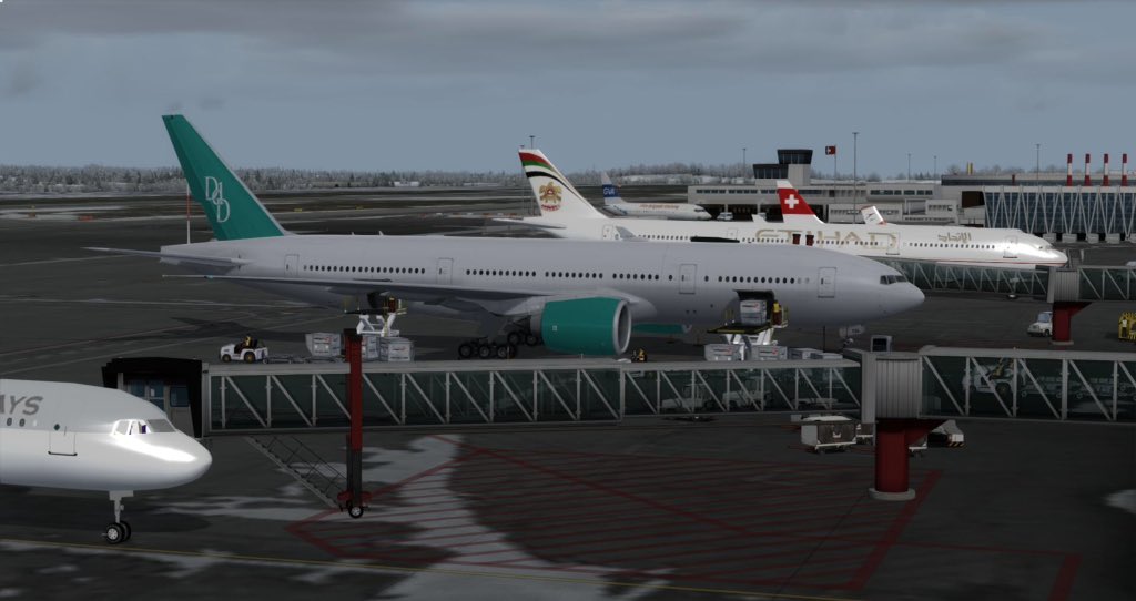 FS_DdD's tweet image. Next flight: Geneva to Vancouver #fsdreamteam with the #boeing B77L #PMDG #P3D #ORBX #REX #flightsim