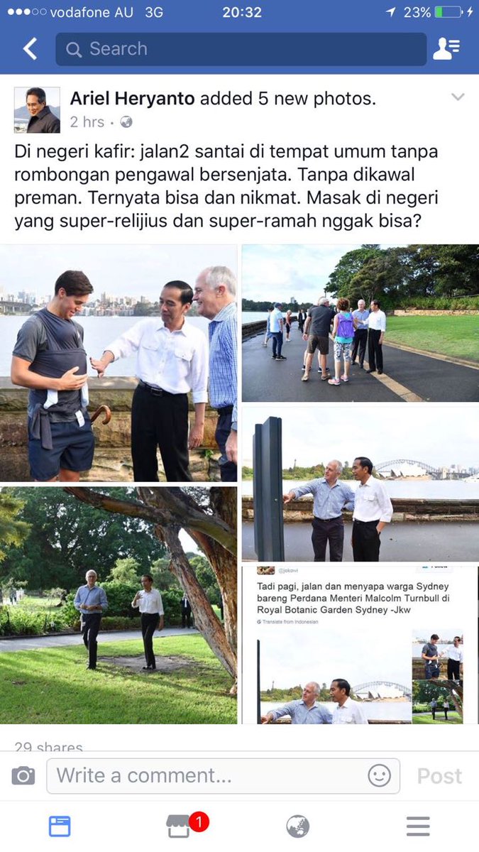 addiems's tweet photo. Indonesia negeri yg super religius, pastinya lebih aman dan tentram. Rakyatnya pasti lebih ramah dan saling menghormati. 
InshaAllah....
. https://t.co/aQs1OwdLgQ