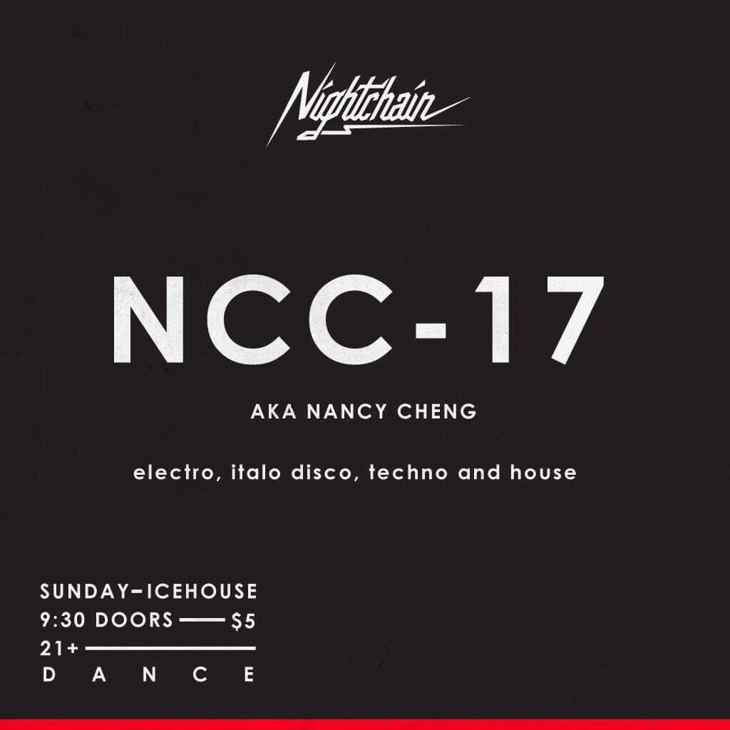 Nightchainmpls's tweet photo. Tonight we are joined by DJ Nancy Cheng ( @necronancer ) aka NCC-17 @icehousempls #nightchain https://t.co/X1HjgMPv7Q