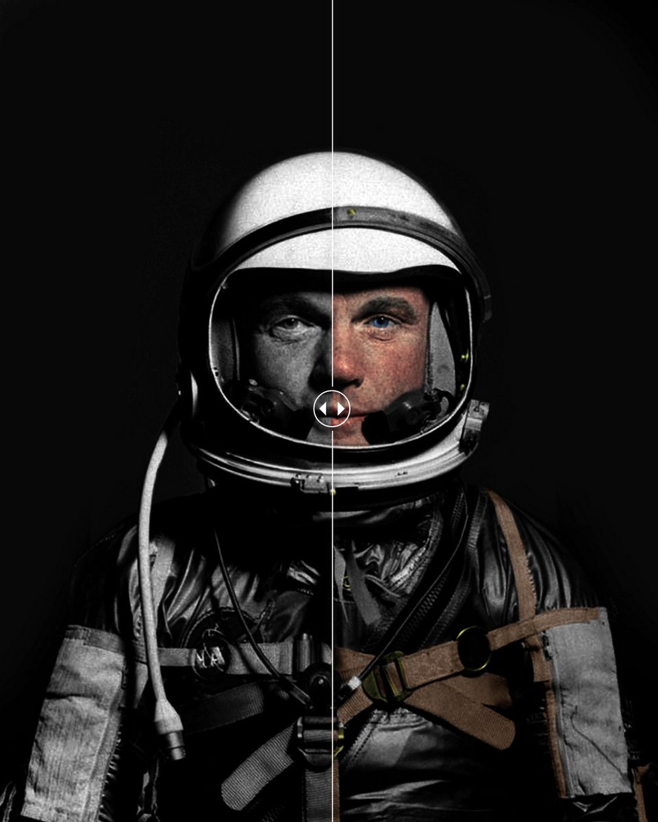 NatGeoPhotos's tweet photo. "Was the world always in black and white?" Irish photographer answers son's question with colorized NASA pictures: https://t.co/efvHKjr3zx https://t.co/9Wlapdr2lu
