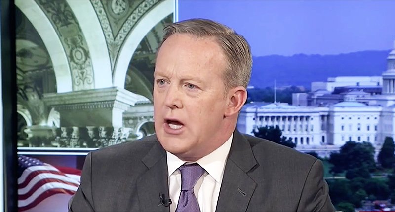 RawStory's tweet photo. Press secretary Sean Spicer confiscating aides phones in search for White House leakers: report https://t.co/FM35zovMyv https://t.co/NdjZ9mpPFv