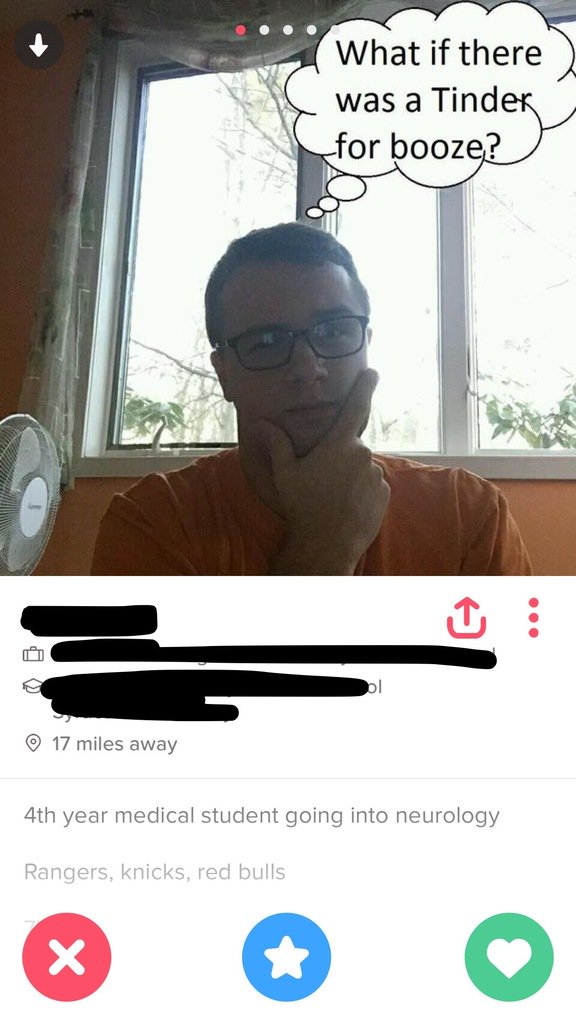 DatingTinder's tweet photo. One of the better profiles I've seen in a while #tinder #dating https://t.co/alskmWfN2x