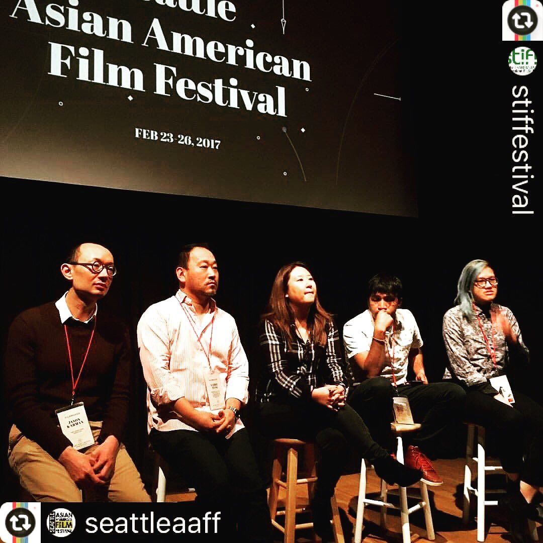Btonskifilms's tweet photo. Repost @stiffestival Via @seattleaaff "If we don't tell our stories, someone else will. Q&A #SAAFF2017 #lgbtq #beavoice cc @Asylumshortfilm https://t.co/w8CmsVDJux