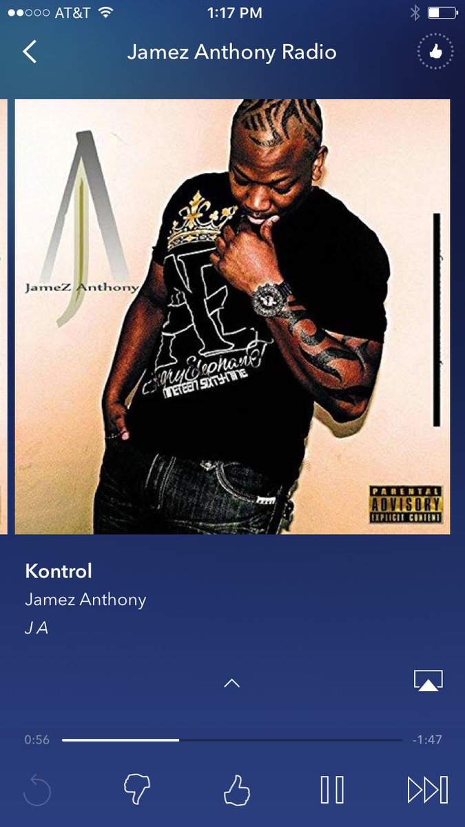 Bullseye_Live's tweet photo. Shout Out To @JamezAnthony!!! I Love It! #Kontrol #JamezAnthony #CrowdControlMusic #Pandora #TampaMusic #BetThat https://t.co/TgoHvCcEUk