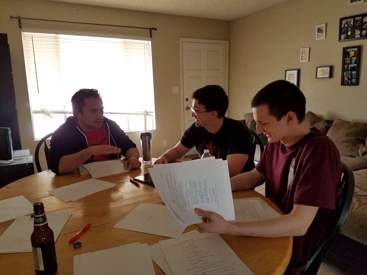 BlackTagsMedia's tweet photo. Table read with our leads and director #StayTuned #BlackTags https://t.co/9GGtFGAWky