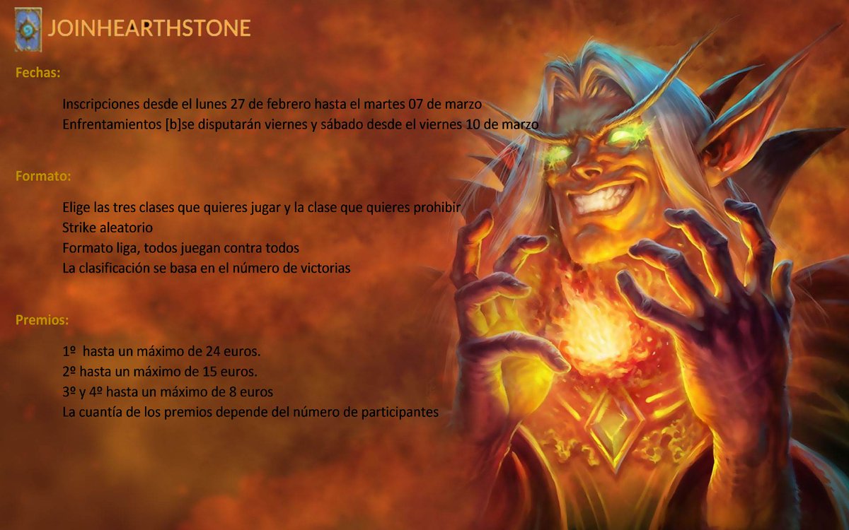 JoinHearthstone's tweet photo. La espera ha terminado https://t.co/eIwgRCEvJk