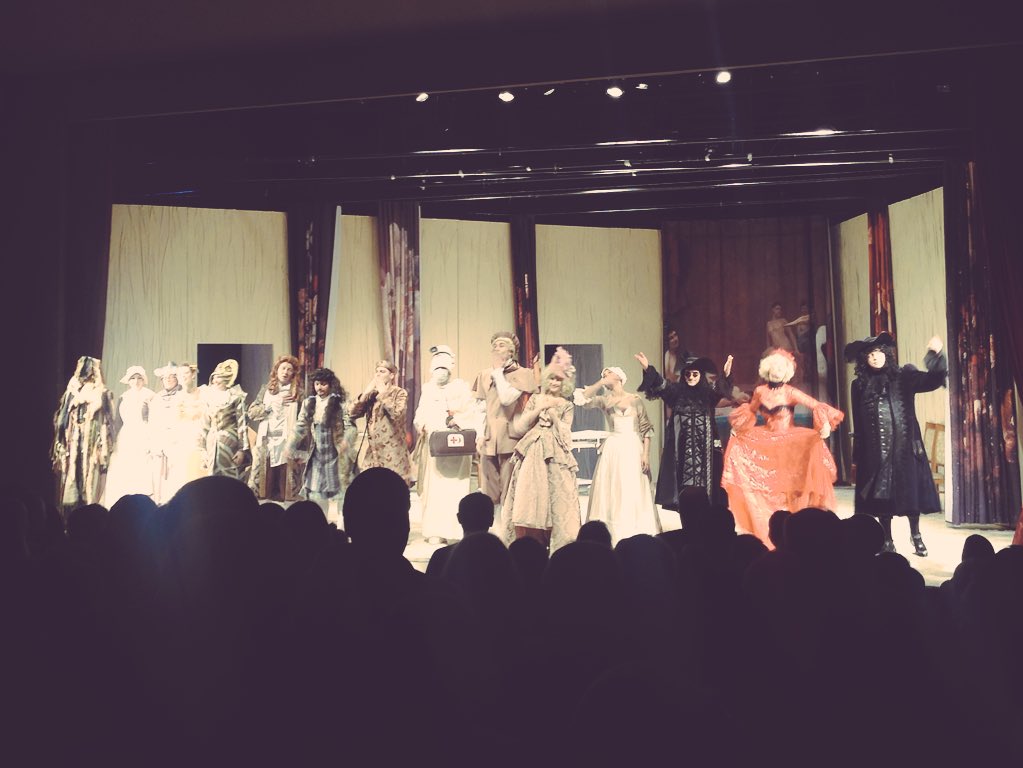 skobenko's tweet image. Был сегодня в Пятом театре на комедии Мнимый больной. Понравилось! Рекомендую!