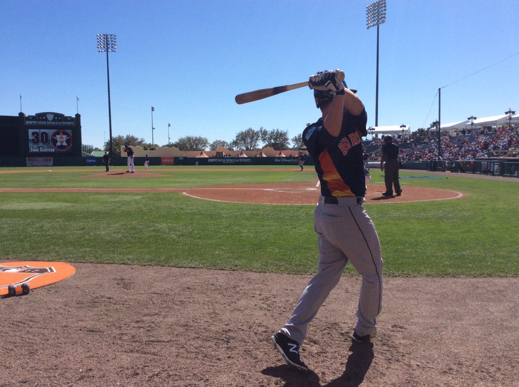 allintheballs's tweet photo. Braves vs Astros today. @DisneySports #Springtrainng https://t.co/rxn87WYrn5
