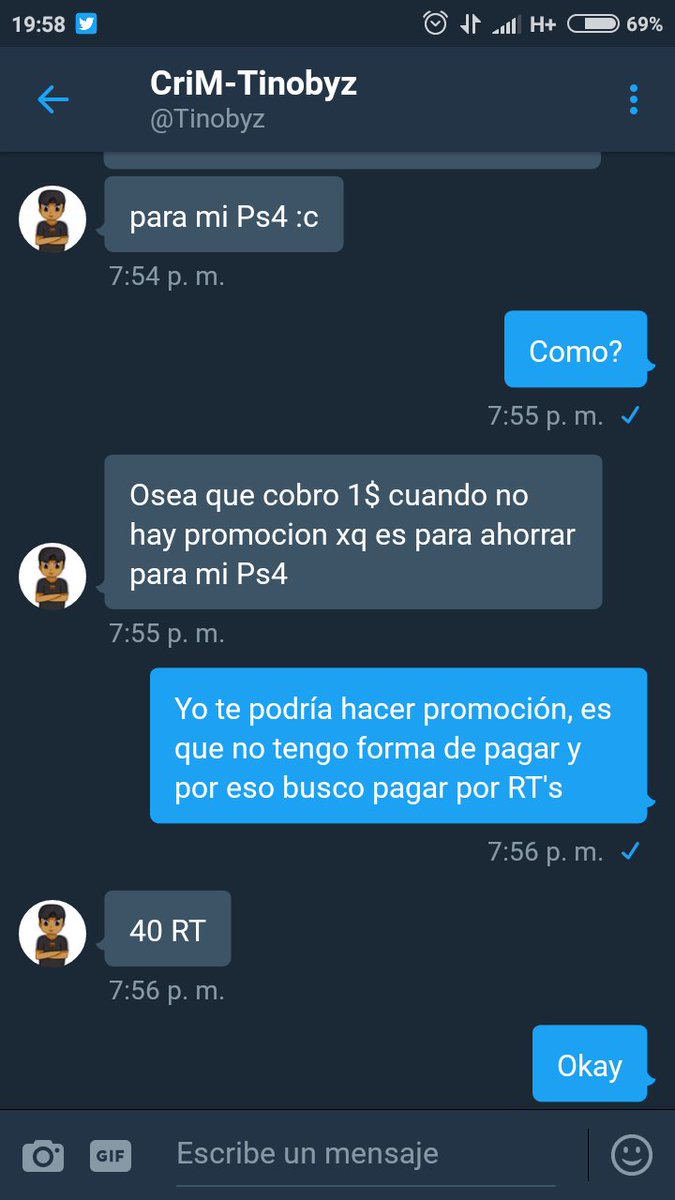 Se vende tweet media