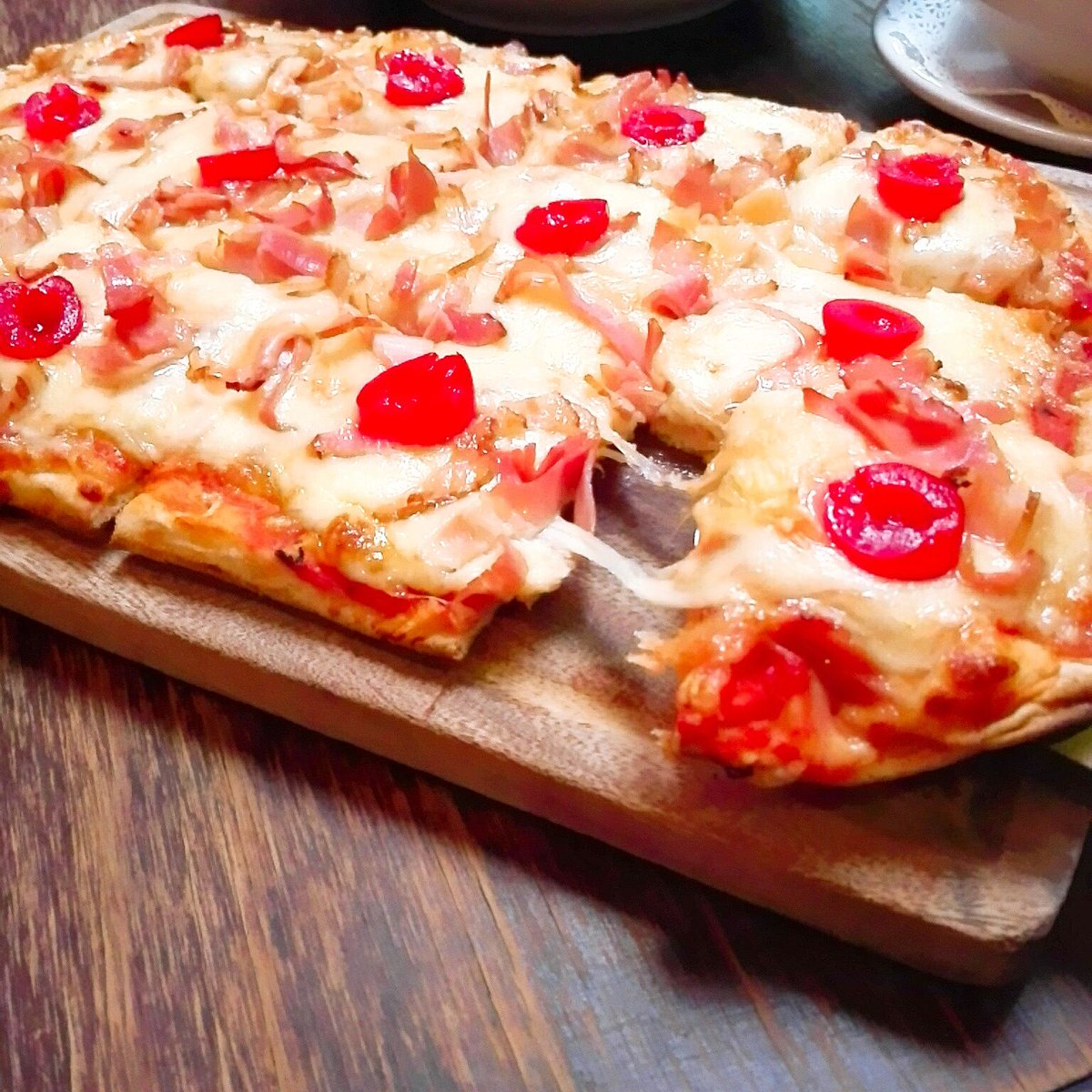 😍 Amor a primera pizza. #Febrero #Amor #Pizza