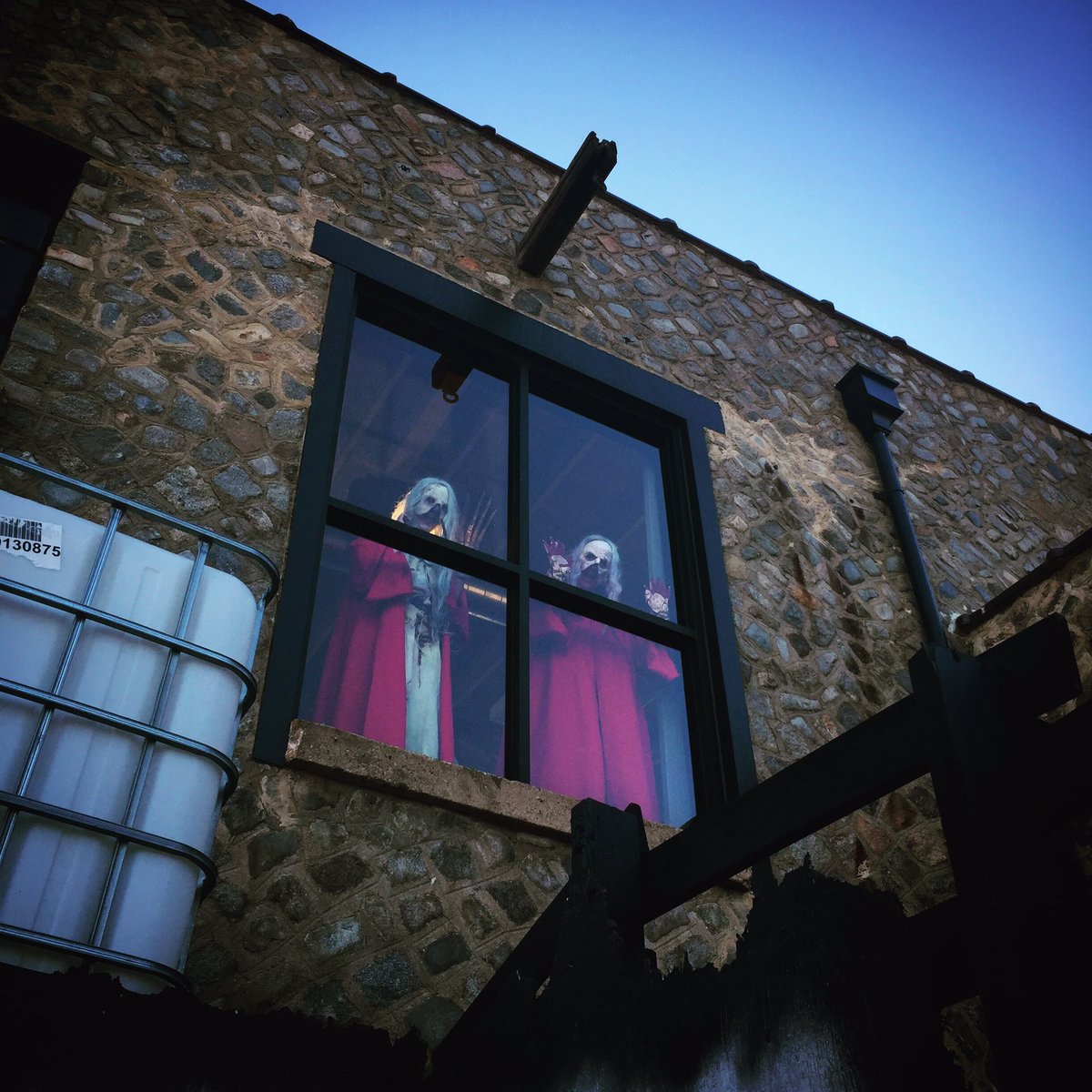 Some weird creatures from <a href="/RedVeinHaunt/">RED VEIN Haunt</a> are hanging out at @BlueBeeCider tonight! 😱#rva #womeninhorrormonth #wickedwomenofrichmond