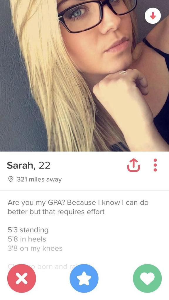 DatingTinder's tweet photo. How Tall On Her Knees is Good Info ...... #tinder #dating https://t.co/ua28ETfsxI