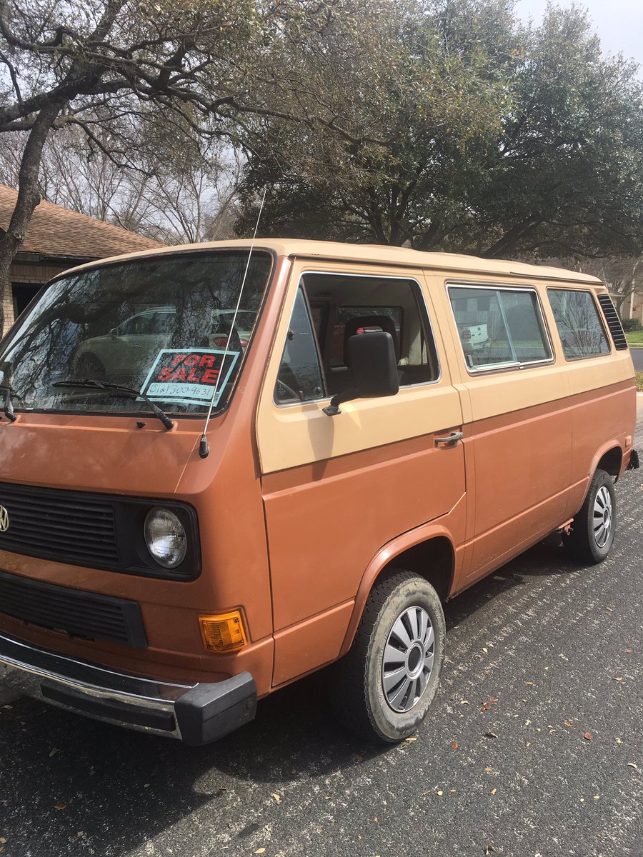 ianflood2000's tweet photo. Cool Hippy Vintage Van for sale!!!!!!!!
Come check it out, engine Sucks but the body is outstanding. DM me for price ✌️✌️✌️ https://t.co/diJIF9iLCs