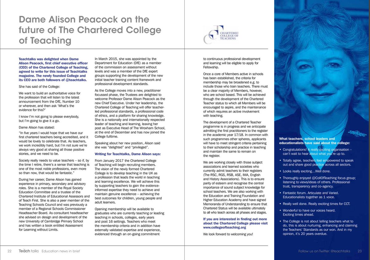 TeachTalks's tweet image. @SLTchat @rondelle10_b 
Read @AlisonMPeacock on future of @CharteredColl in latest issue of #Teachtalks magazine
d1dhn91mufybwl.cloudfront.net/iframehtml5/em…