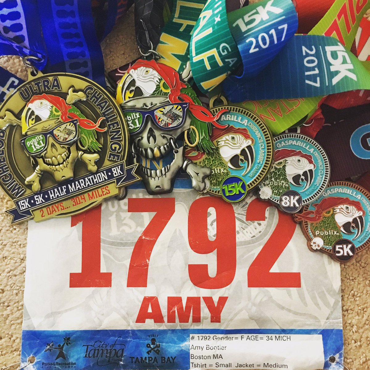 MileHighBoots's tweet photo. Race recap: @runmeb waved to me, the Mayor @BartYasso tweeted to me, &amp; I ran 4 races for a total of 30.4 mi w/ @ValerieGalerie #run #PGDC17 https://t.co/QXZEMmbkn2