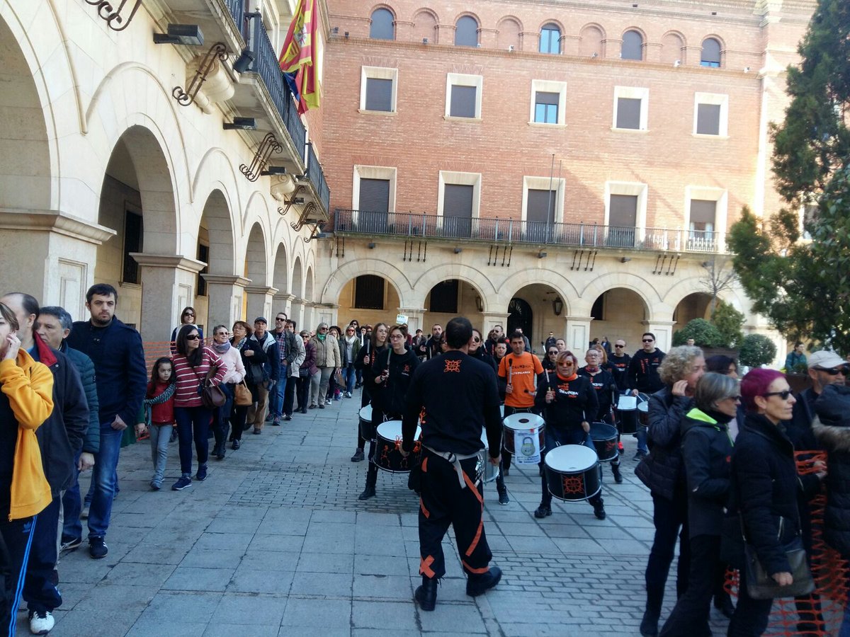 Gracias a tod@s los que hoy habéis participado en la manifestación de #Teruel por los derechos de las personas desplazadas. 
#NoEUFortaleza