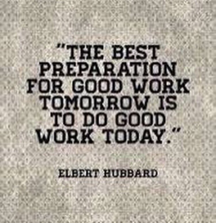A timely thought I came across while in prep mode for the week ahead, so I thought I'd pay it forward... #happysunday