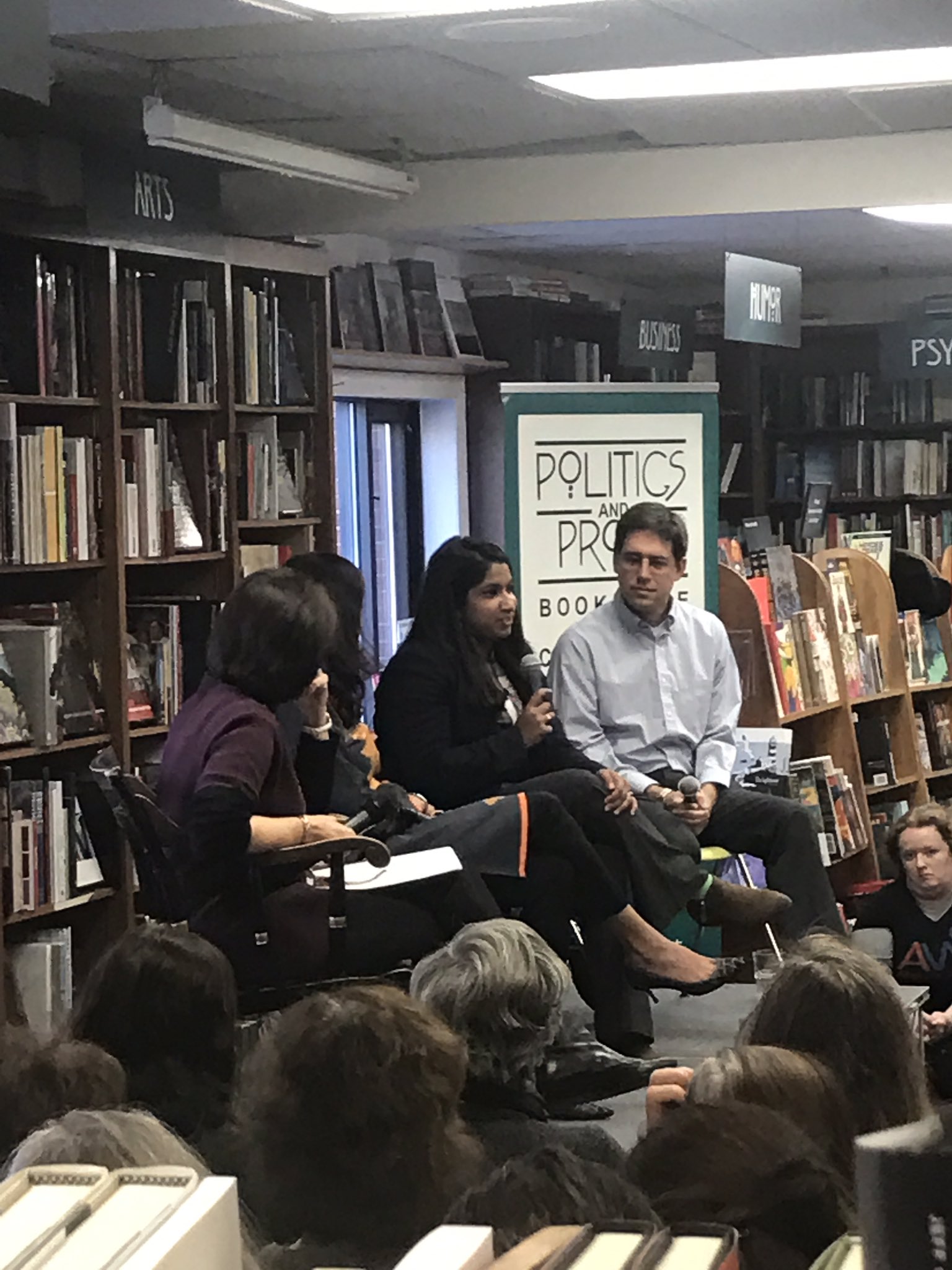Politics And Prose On Twitter I Would Just Encourage People To Stay Outraged Nithya Nathan Pineau Teachin
