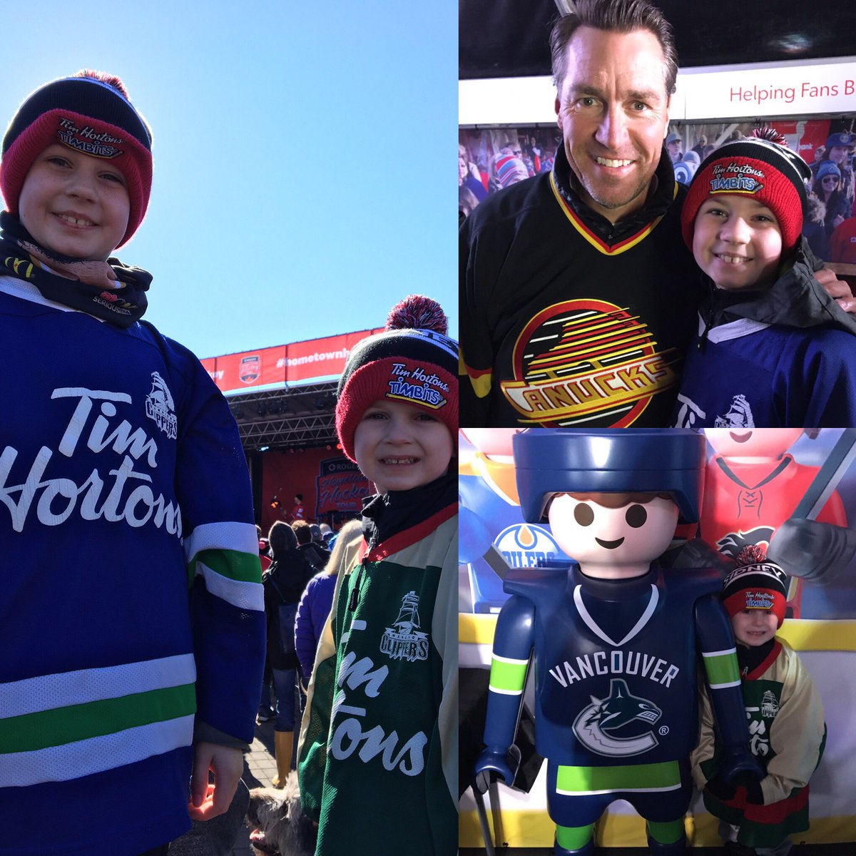 Beauty day for #hometownhockey