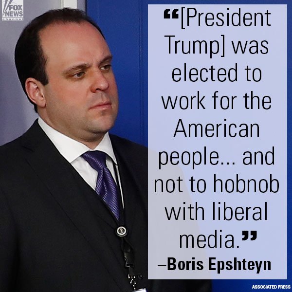 FoxNews's tweet image. On "FOX &amp;amp; Friends Weekend," @BorisEP commented on @POTUS's decision not to attend the White House Correspondents' Dinner.