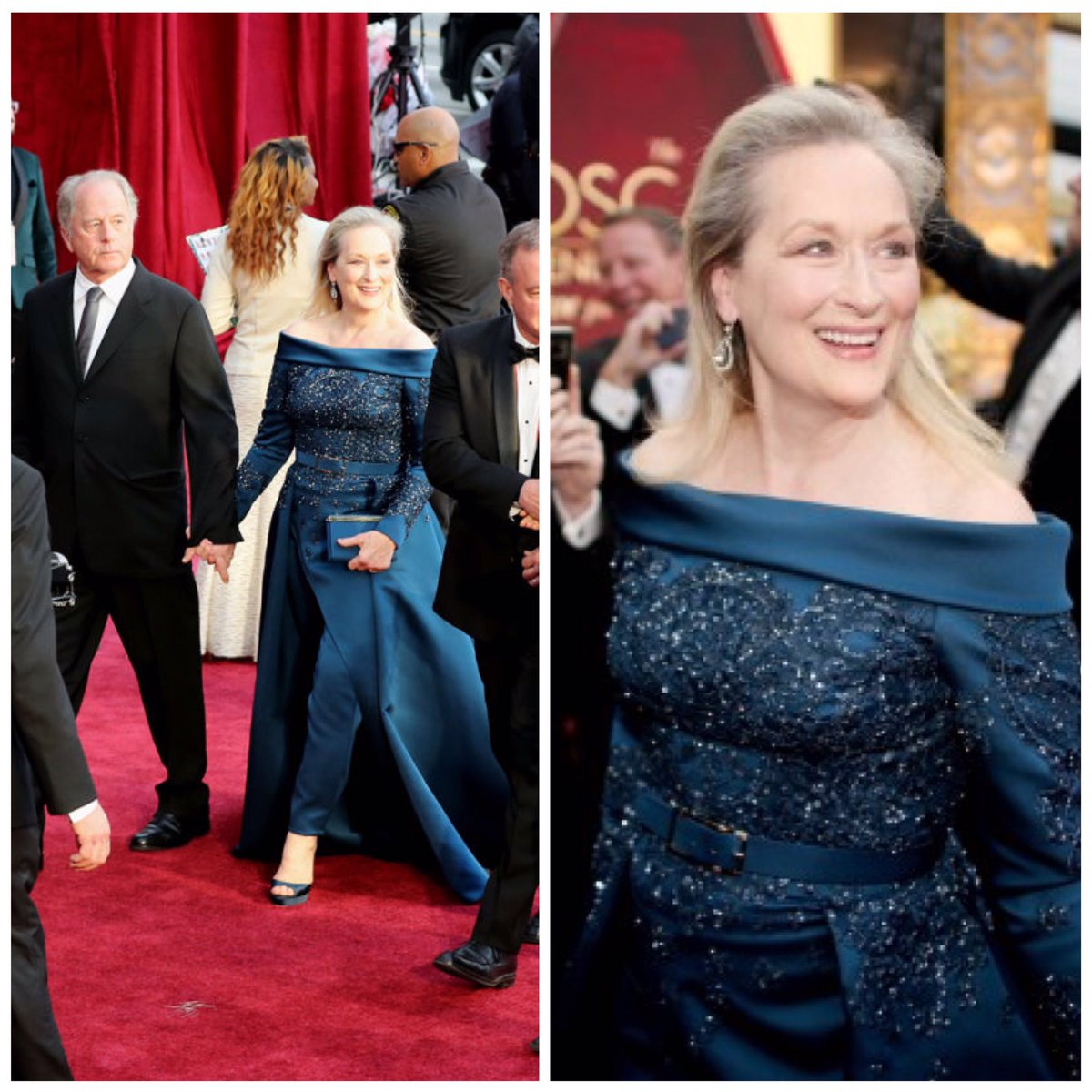 LoveYouMariska's tweet photo. Amazing 😍#GoMeryl #MerylStreep #Oscars2017 #queen https://t.co/QbUNCjtAdD