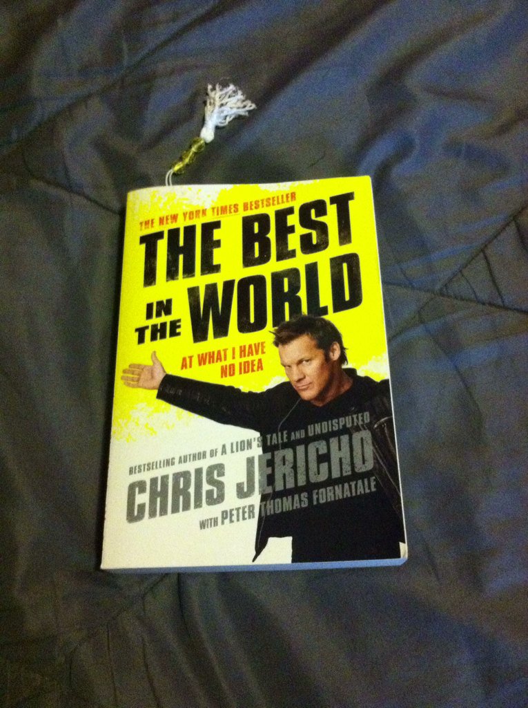 ebenedict111614's tweet photo. Currently reading The Best In The World: At What I Have No Idea. @IAmJericho a true legend! #DrinkItInMan #ReadItUp https://t.co/WXcdQtZG9X