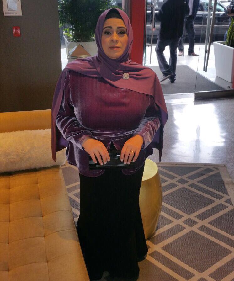 #Oscars countdown. The amazing Hala red carpet ready. Good luck <a href="/WataniFilm/">Watani Film</a> <a href="/ITNProductions/">ITN Productions</a> from everyone here at Gray's Inn Road