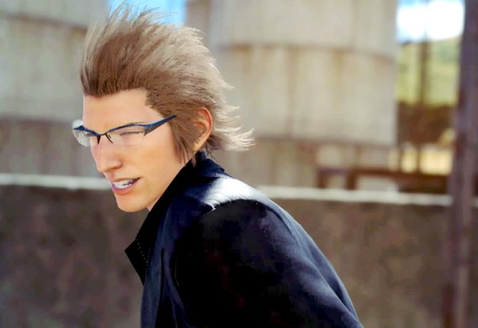 His smile is brighter than my future #FFXV #FF15