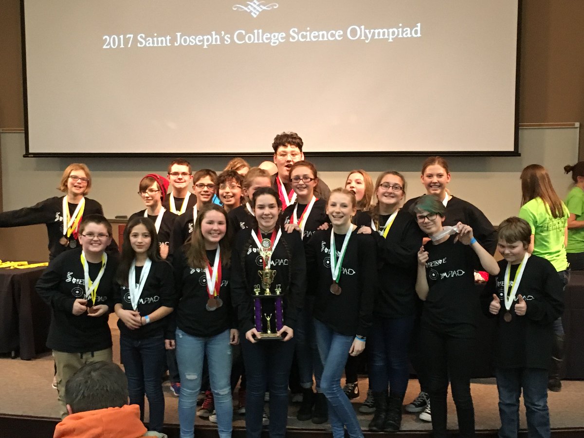 gary_lembcke's tweet photo. Great Science Olympiad Day!  3rd place at regional.  Students did a great job and are moving on to the state competition @LowellMiddleRDP https://t.co/jgLU4uFdXY
