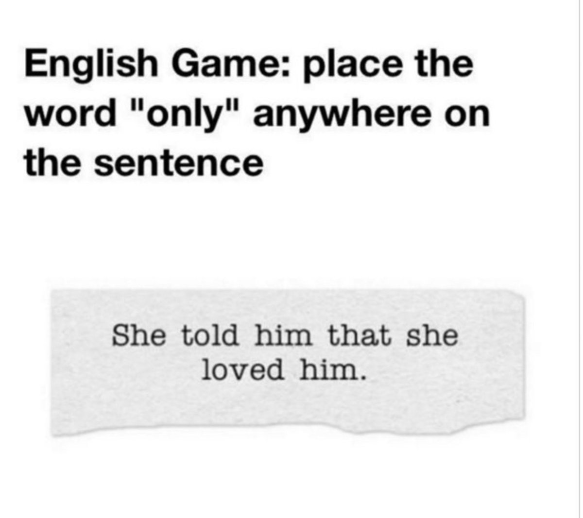 We ❤ the English language 😍