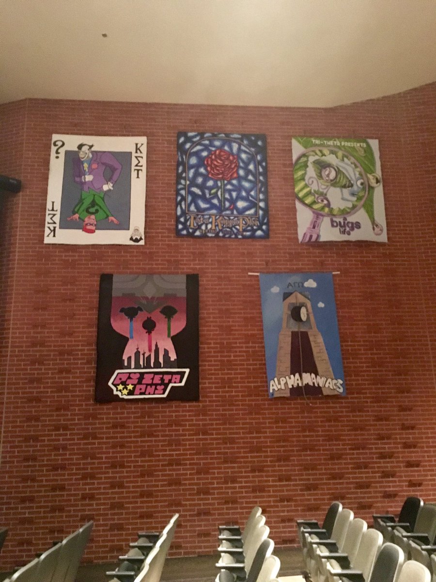 OCSpringSing's tweet image. The banners are hung...let show week begin!! #ocspringsing