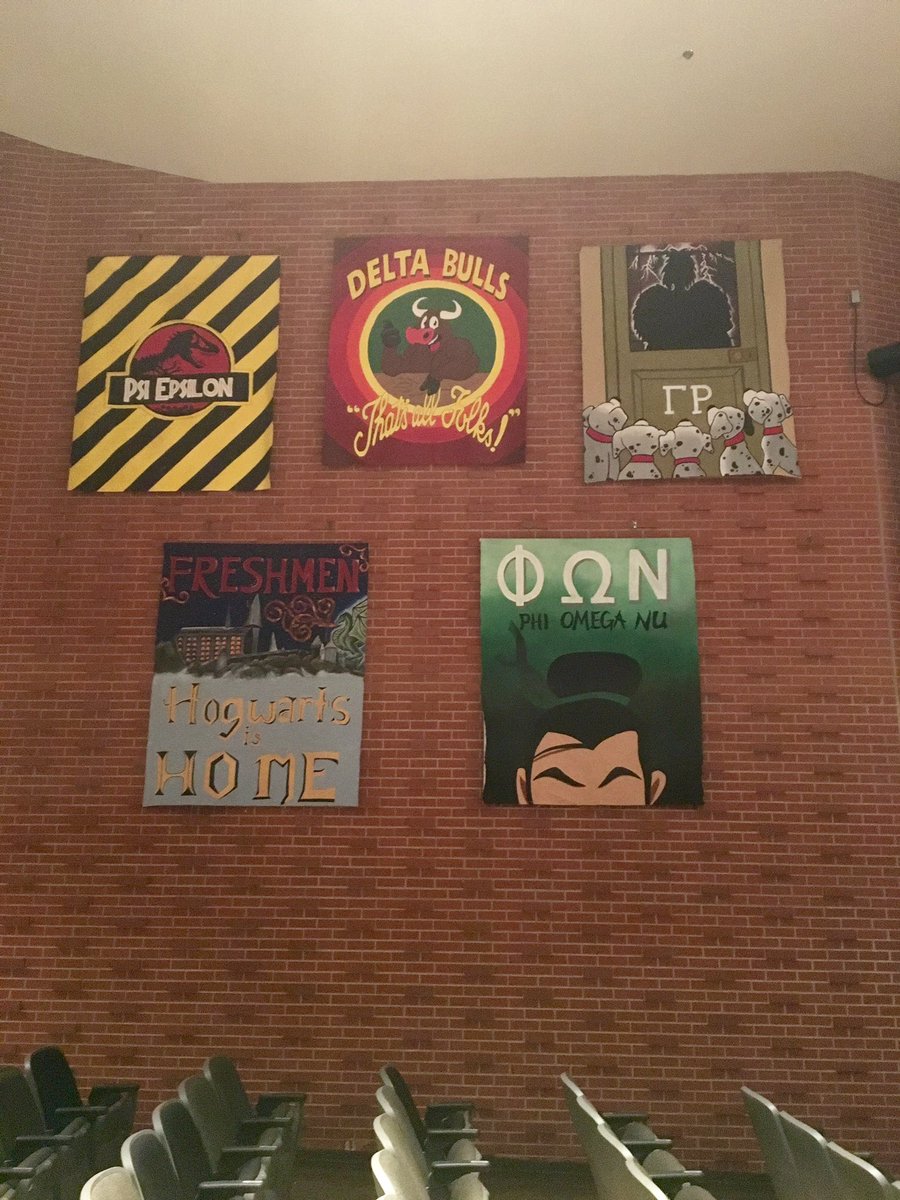 OCSpringSing's tweet image. The banners are hung...let show week begin!! #ocspringsing