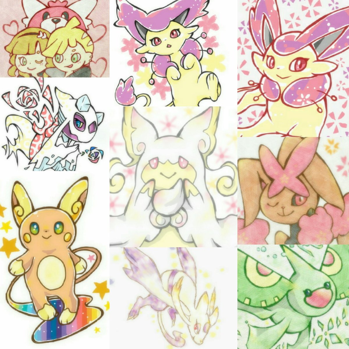 ライ ポケモン21周年ということで 昔のから最近のまでイラストまとめてみた ポケモン21周年