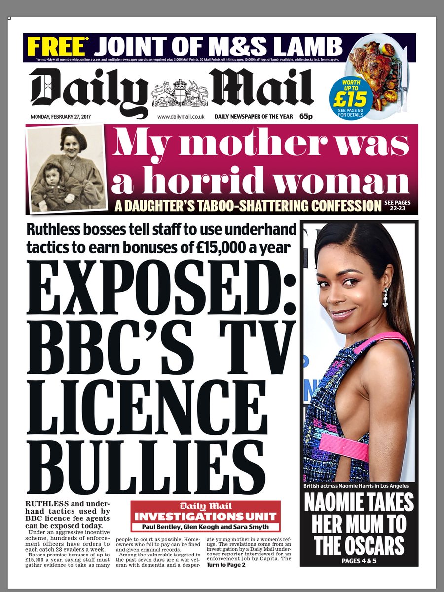 DMReporter's tweet image. TOMORROW: Our Special Investigations Unit sensationally reveals that Paul Dacre doesn’t like the BBC.