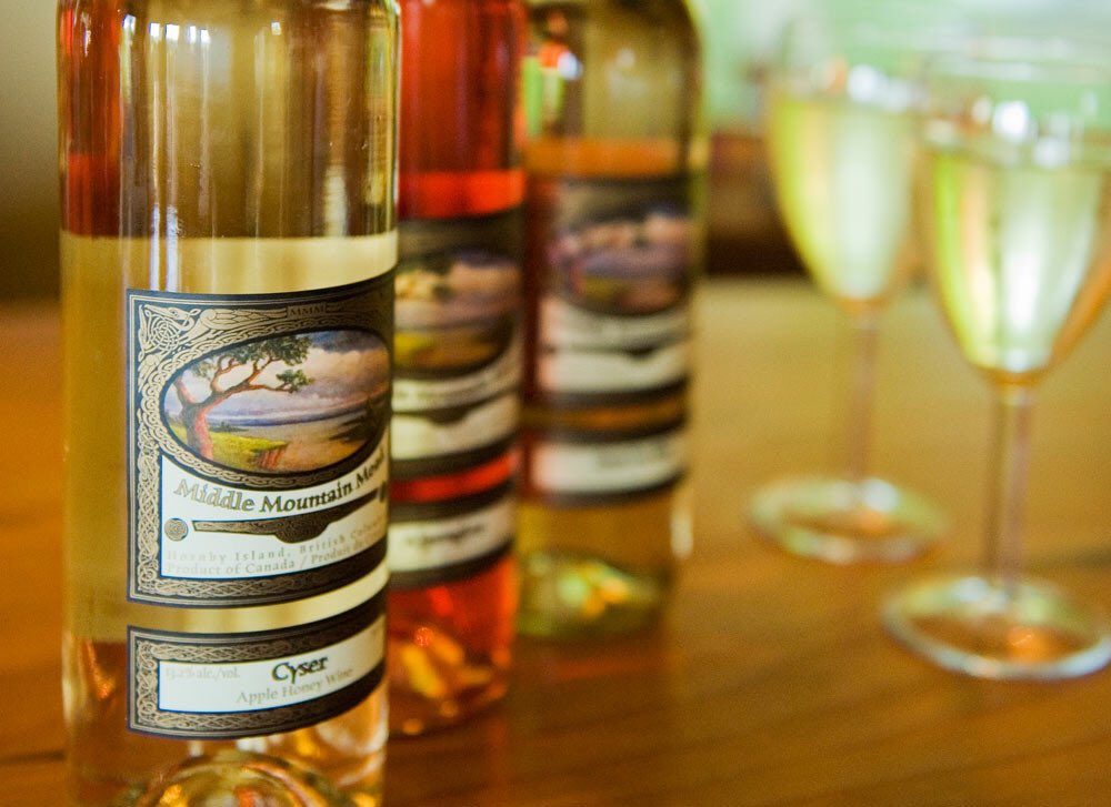 #NOWDRINKING: We are happy to be carrying Middle Mountain Mead #wine in our store, w/ four different flavours to choose from!