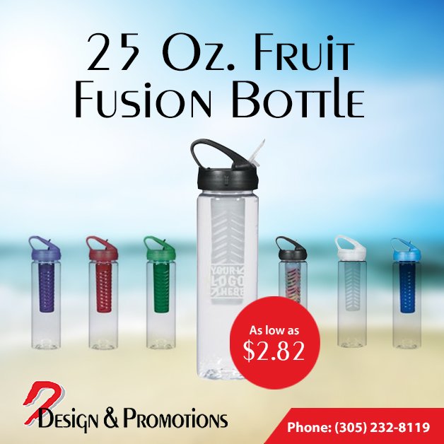DesignAndPromos's tweet image. 25 Oz. Fruit Fusion Bottle - bit.ly/2lrXXoX
#bottle #SportsWaterBottle #Drinkware  #logo #imprint #promote #promotionalproducts