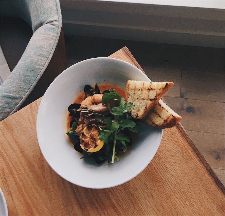 TheHakeLJ's tweet photo. Take a delicious dip into our Mussels in a warm broth. It's perfect for a San Diego winter's night. Dinner service starts at  5pm! https://t.co/kL7OhTwW5T