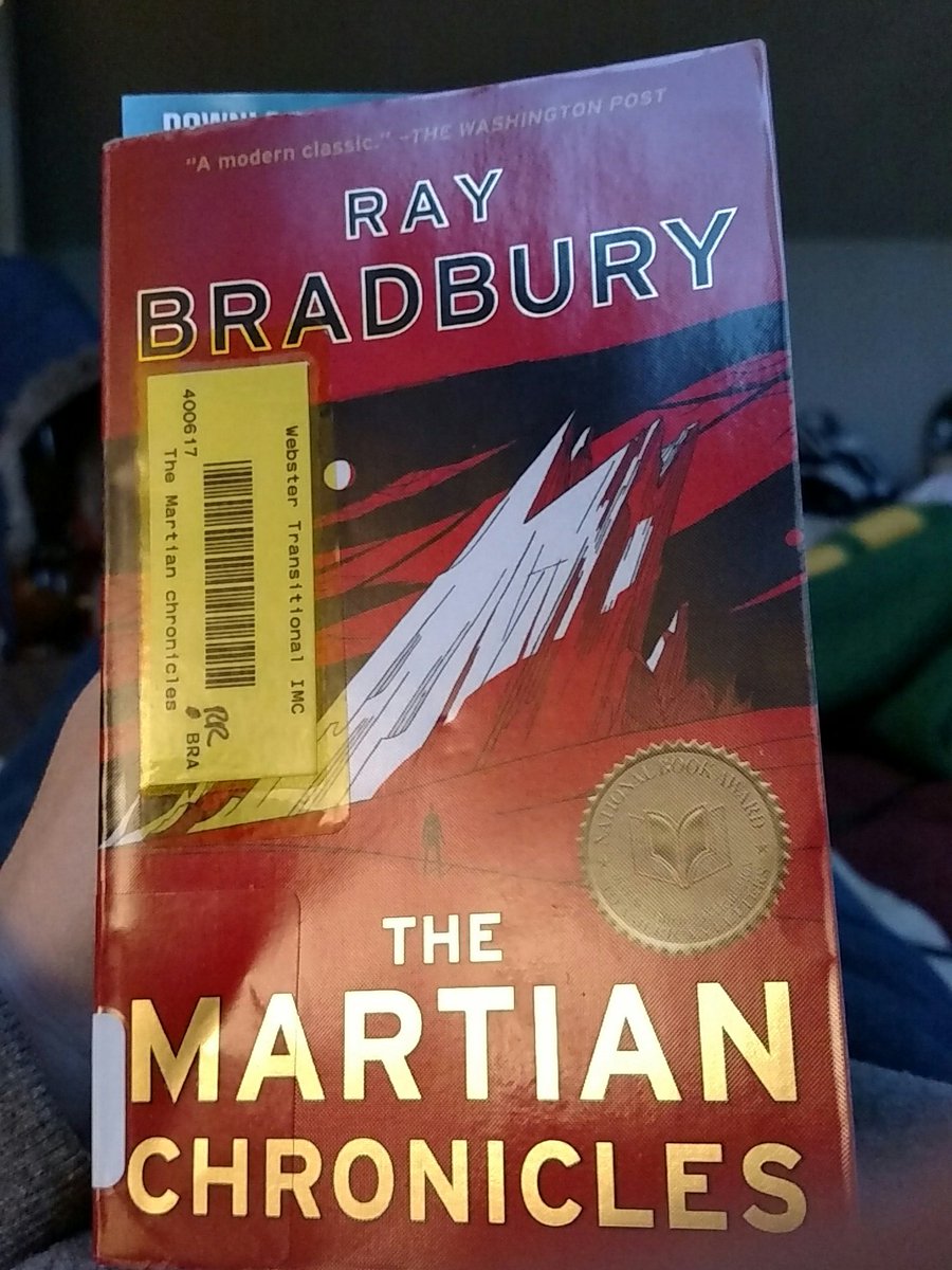 I have been reading Bradbury alongside one of my 7th grade sci-fi lit. circle groups. Glad to read it and thankful to be able to discuss!