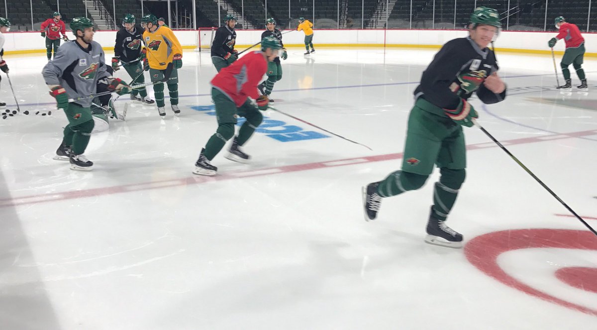 We're back! First #mnwild practice after the bye week https://t.co/XrwH3SlXQY