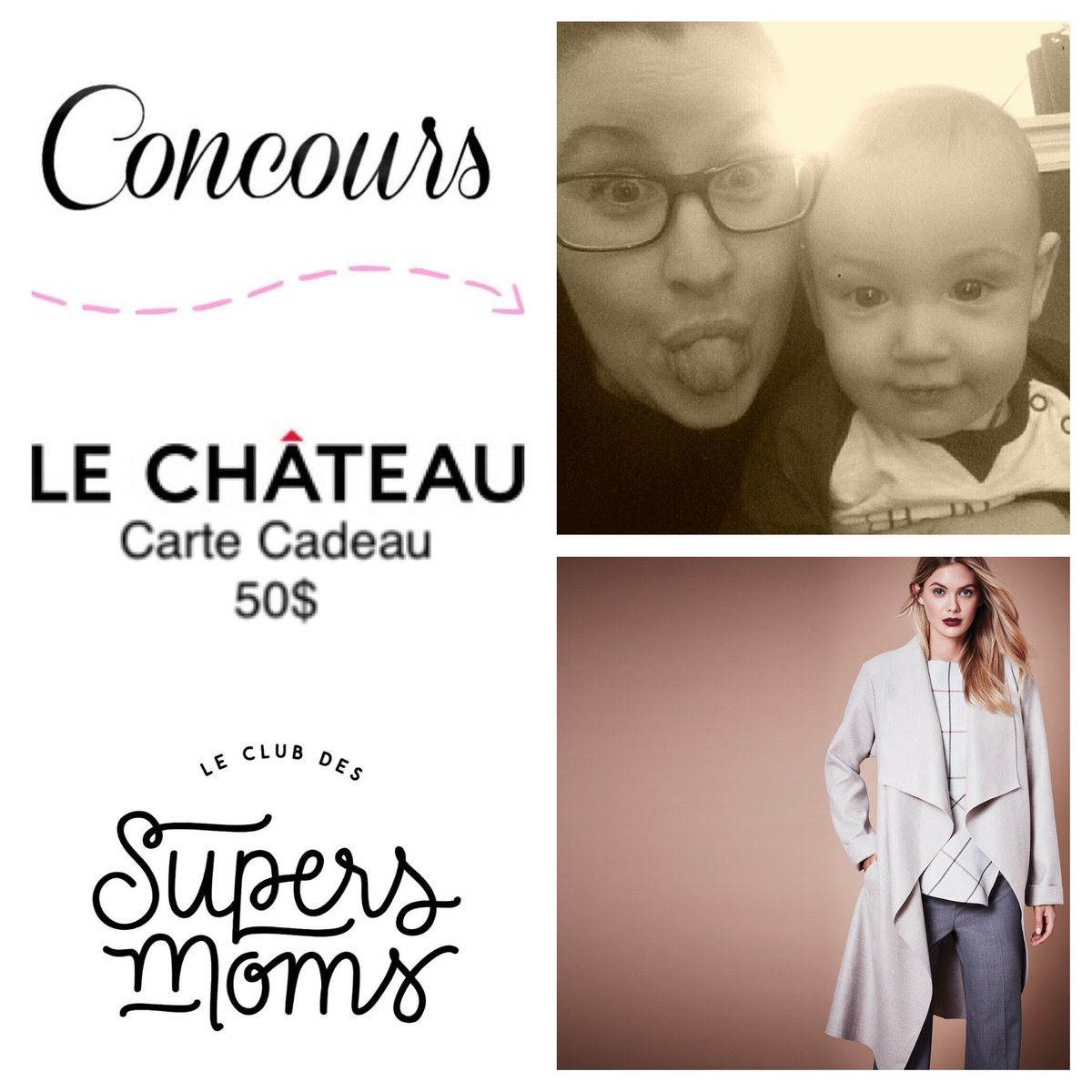 ClubSupersMoms's tweet photo. Félicitations à #SuperMom Stefany Chene de L'Ile Perrot #Gagnante @LeChateauStyle Bon magasinage ! https://t.co/K0EKN8x52V