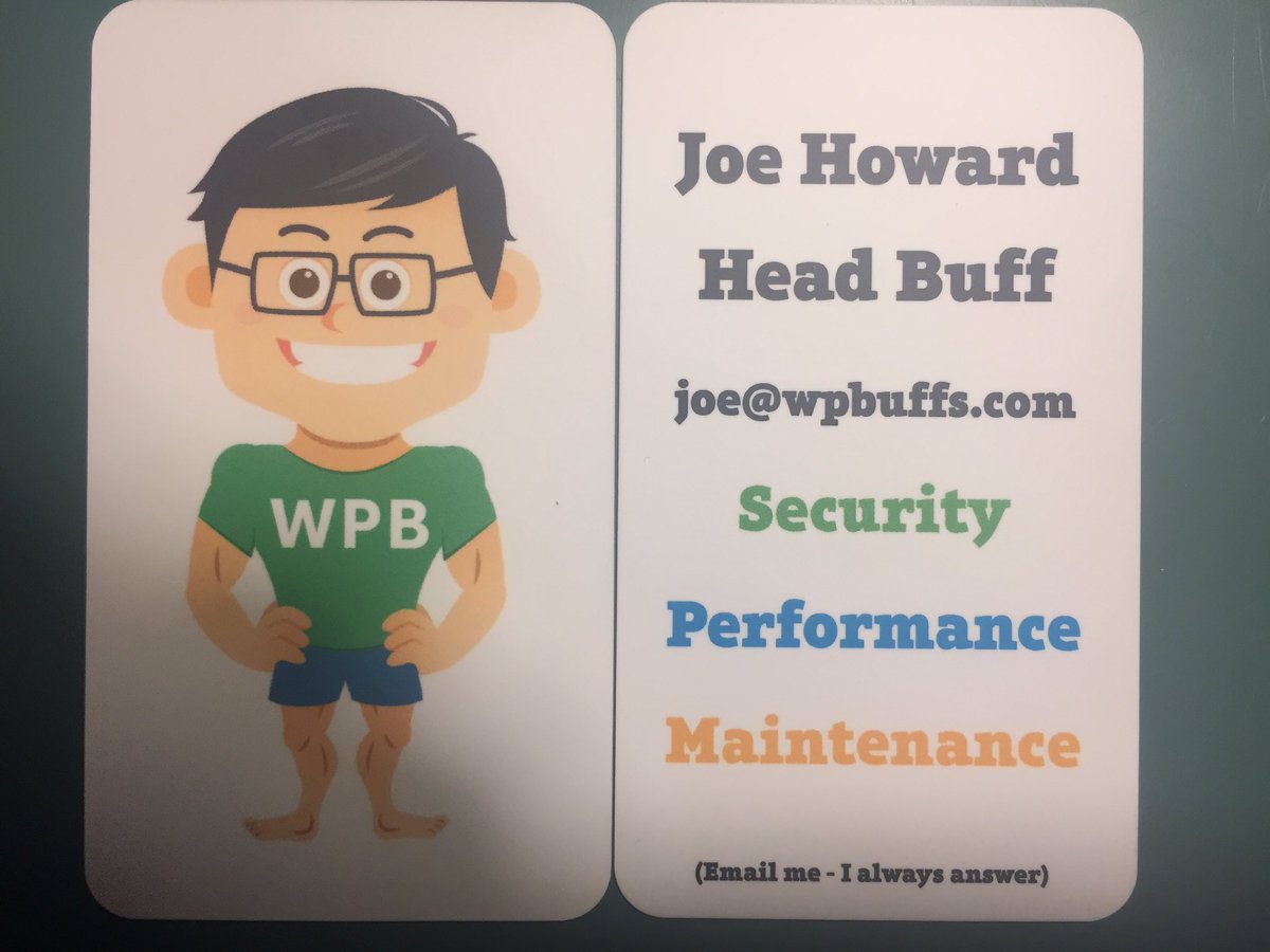 thewpbuffs's tweet photo. Shoutout to @MOO for the new business cards. Very slick! π #headbuff https://t.co/xCIgC2cjrN