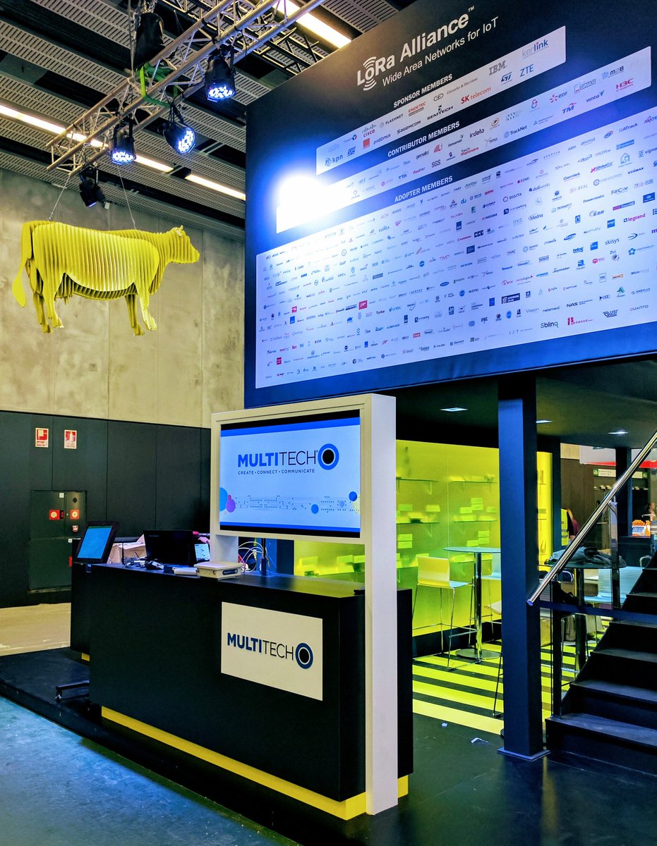 JoinedWorld's tweet image. Can&apos;t wait till tomorrow and a busy week at #MWC2017 showing loads of cool #MultiTechSys #LoRaWAN demos Hall 8.0D3