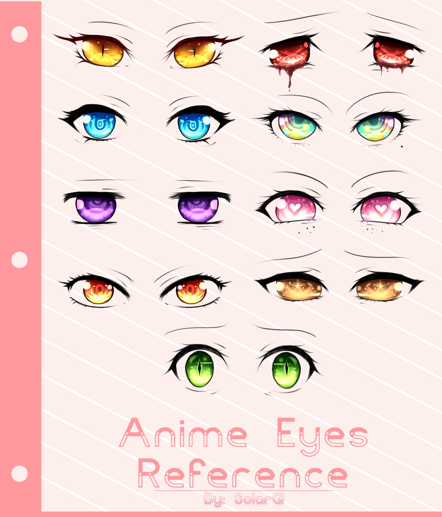 Different Style Male Anime  Manga Eyes Drawing Guide  AnimeOutline