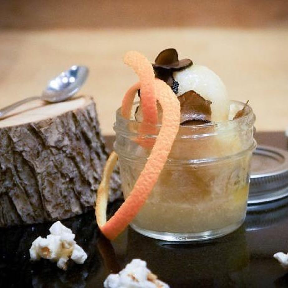 Nibbling buttered popcorn sorbet w/truffles for the #Oscars Thanks for sharing @theglassofrose! Find it <a href="/foodnetwork/">Food Network</a> ow.ly/YfGe309nBSk