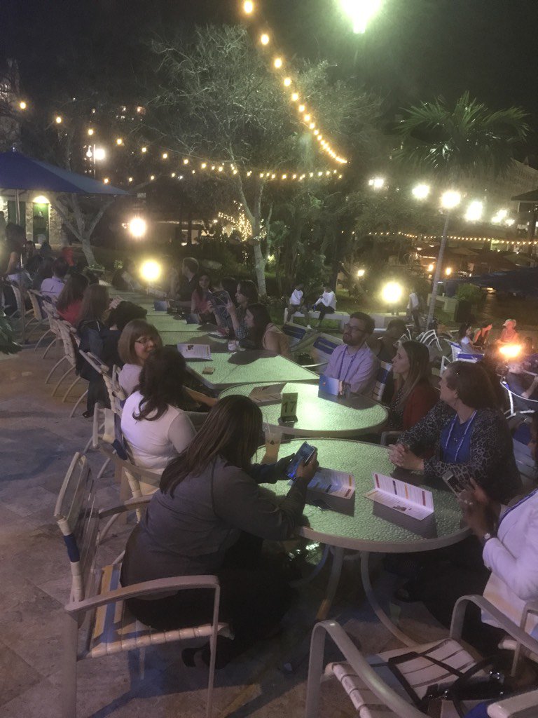 MariaSS3's tweet photo. Taking over #thesail on the #tampariverwalk at #aptaafterdark small systems need to commiserate #aptamarketing17 https://t.co/1ZpRiNu4RG