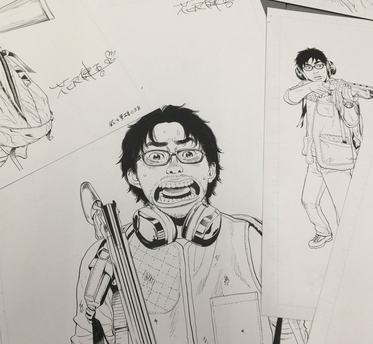 花沢健吾先生の漫画 アイアムアヒーロー がついに完結 終了惜しむ声集まる 生原稿プレゼントに驚き Togetter