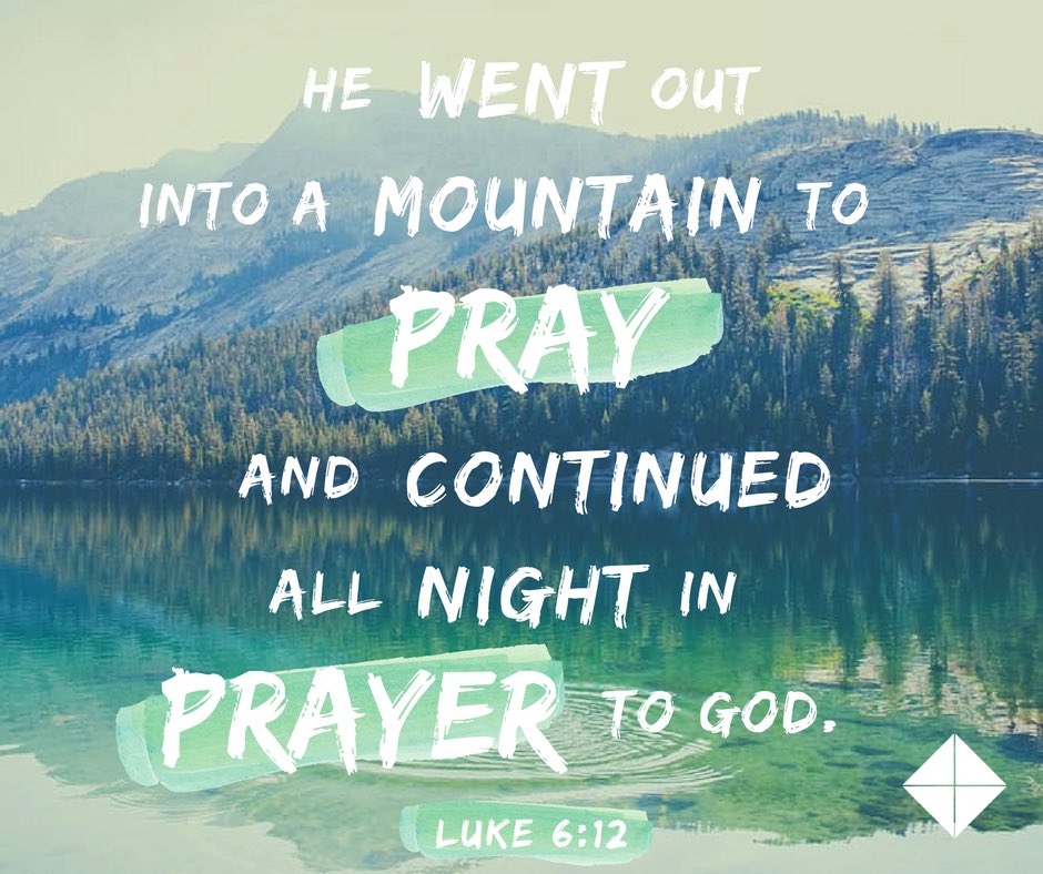 graceintlchurch's tweet image. Even Jesus had a secret place.